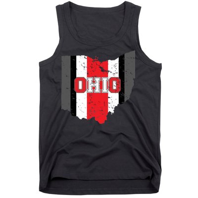 Ohio State Pride Striped Tank Top