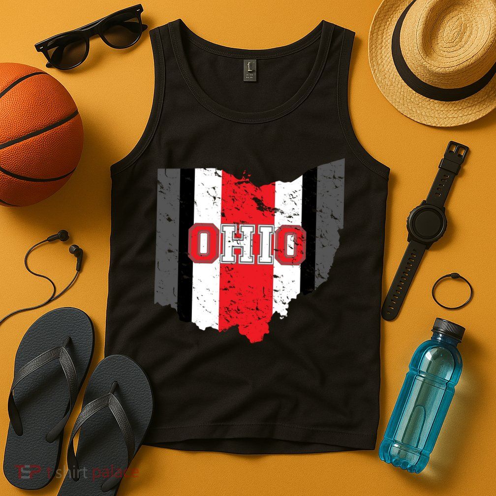 Ohio State Pride Striped Tank Top