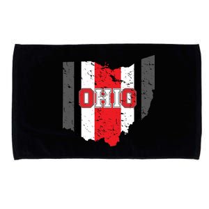 Ohio State Pride Striped Microfiber Hand Towel