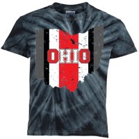 Ohio State Pride Striped Kids Tie-Dye T-Shirt