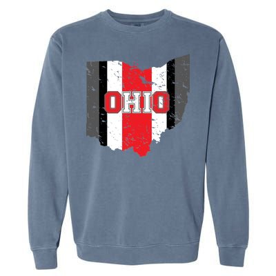 Ohio State Pride Striped Garment-Dyed Sweatshirt