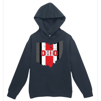 Ohio State Pride Striped Urban Pullover Hoodie