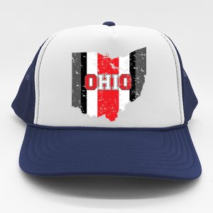 Ohio State Pride Striped Trucker Hat