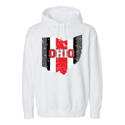 Ohio State Pride Striped Garment-Dyed Fleece Hoodie