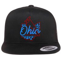 Ohio The Heart Of It All State Bird Cardinal Flatbill Hat