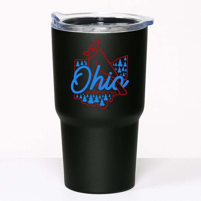 Ohio The Heart Of It All State Bird Cardinal Tumbler