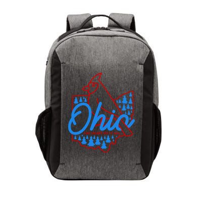 Ohio The Heart Of It All State Bird Cardinal Vector Backpack