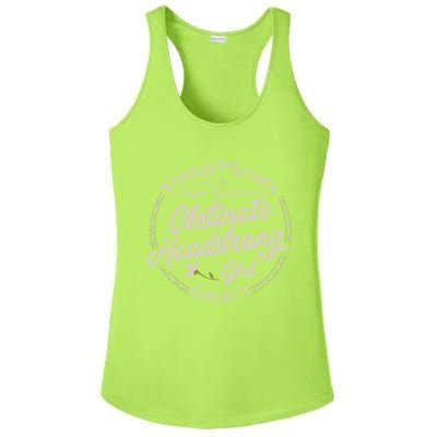 Obstinate Headstrong Jane Austen Pride And Prejudice Gift Ladies PosiCharge Competitor Racerback Tank