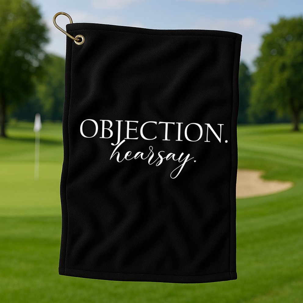 Objection Hearsay Johnny Depp Golf Towel