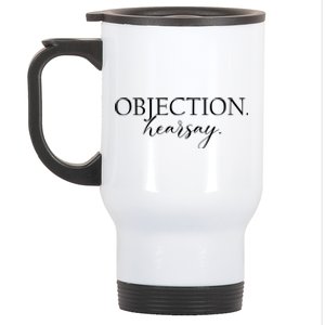 Objection Hearsay Johnny Depp Stainless Steel Travel Mug