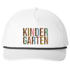 Oh Hey Kindergarten Back To School Snapback Five-Panel Rope Hat