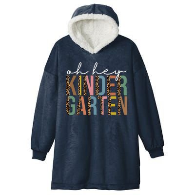 Oh Hey Kindergarten Back To School Hooded Wearable Blanket