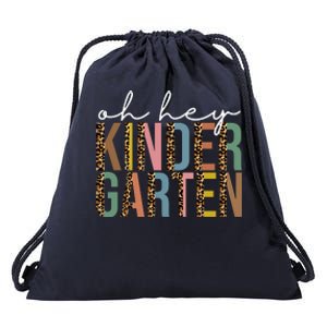 Oh Hey Kindergarten Back To School Drawstring Bag