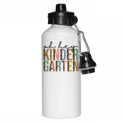 Oh Hey Kindergarten Back To School Aluminum Water Bottle