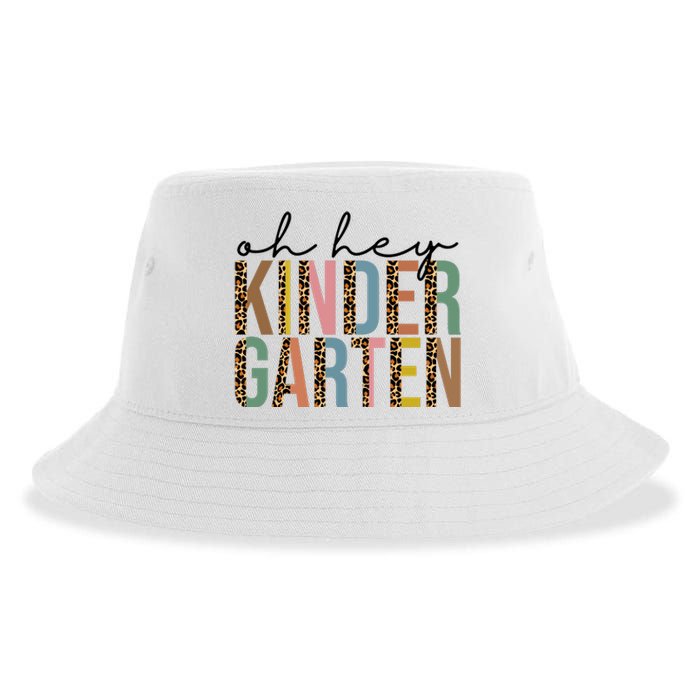 Oh Hey Kindergarten Back To School Sustainable Bucket Hat