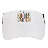 Oh Hey Kindergarten Back To School Adult Drive Performance Visor