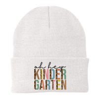 Oh Hey Kindergarten Back To School Knit Cap Winter Beanie