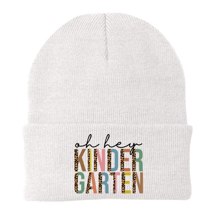 Oh Hey Kindergarten Back To School Knit Cap Winter Beanie