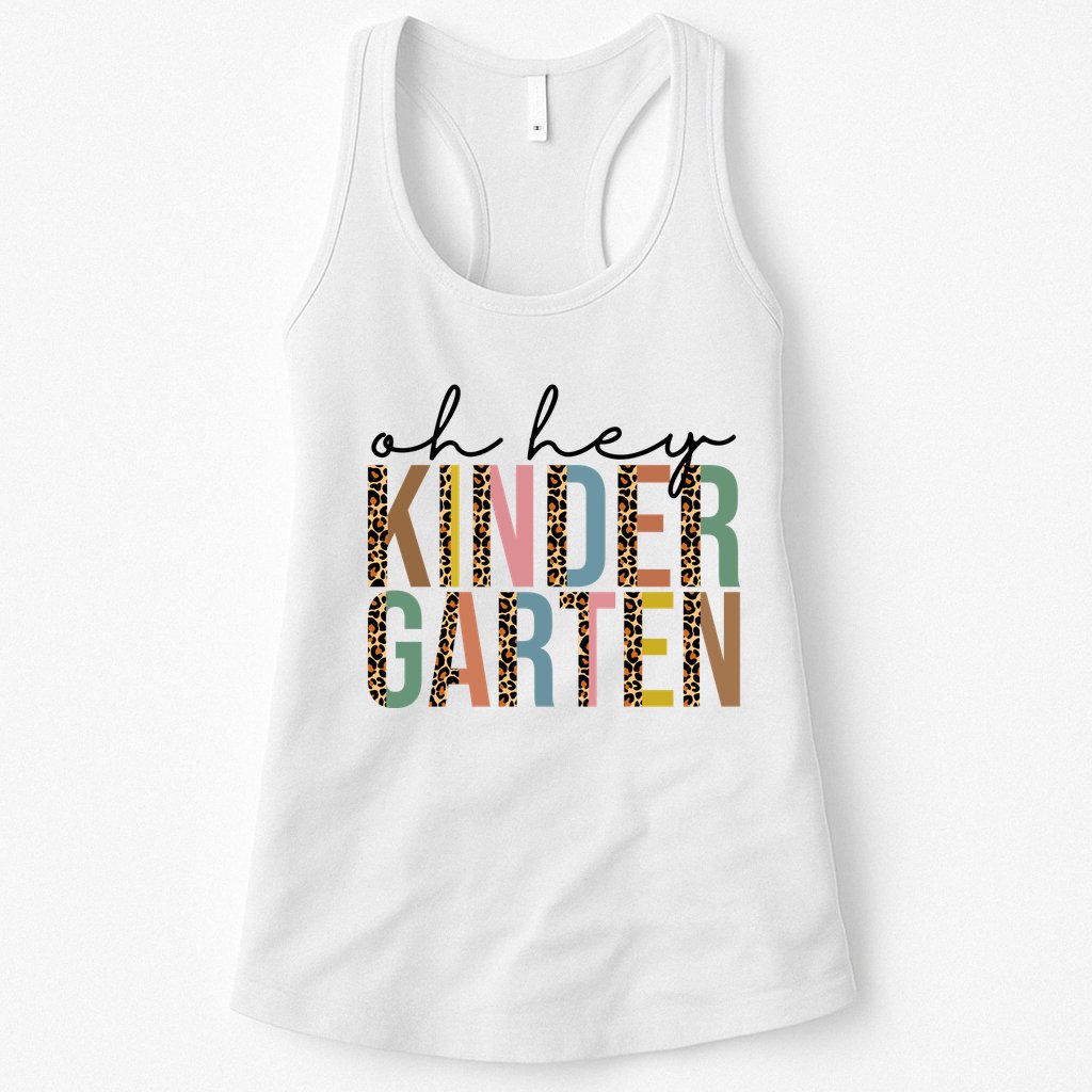 Oh Hey Kindergarten Back To School Womens Tank Top