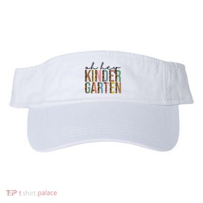 Oh Hey Kindergarten Back To School Valucap Bio-Washed Visor