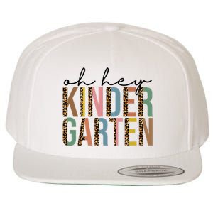 Oh Hey Kindergarten Back To School Wool Snapback Cap