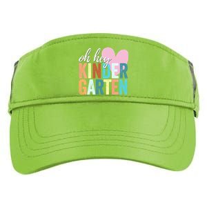 Oh Hey Kindergarten Back To School Students Teacher Retro Funny Gift Adult Drive Performance Visor