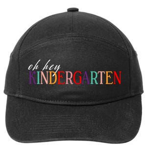 Oh Hey Kindergarten 7-Panel Snapback Hat