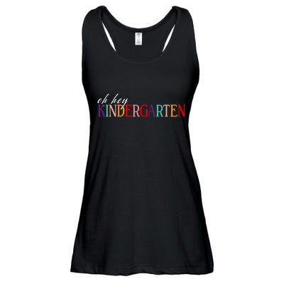 Oh Hey Kindergarten Ladies Essential Flowy Tank