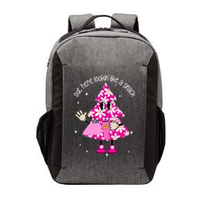 Out Here Lookin Like A Snack Funny Christmas Pink Tree Gift Vector Backpack