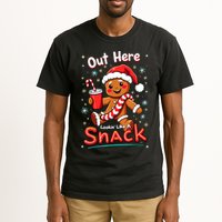 Out Here Looking Like A Snack Christmas Funny Boujee Xmas Tall T-Shirt