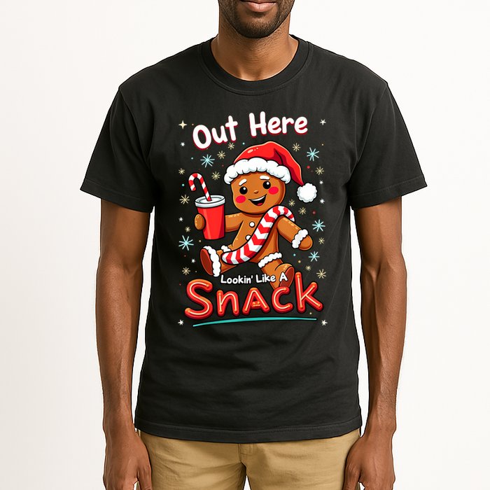 Out Here Looking Like A Snack Christmas Funny Boujee Xmas Tall T-Shirt