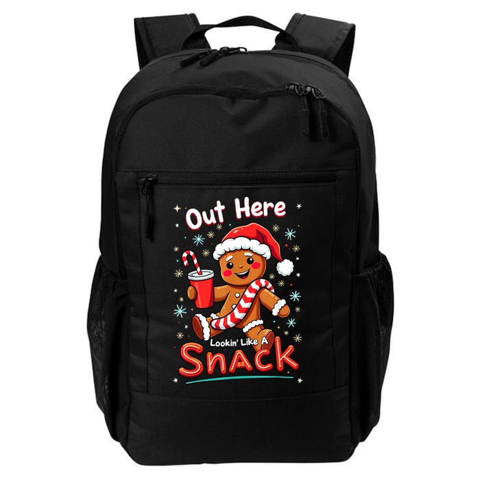Out Here Looking Like A Snack Christmas Funny Boujee Xmas Backpack