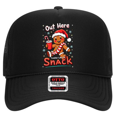 Out Here Looking Like A Snack Christmas Funny Boujee Xmas Hat