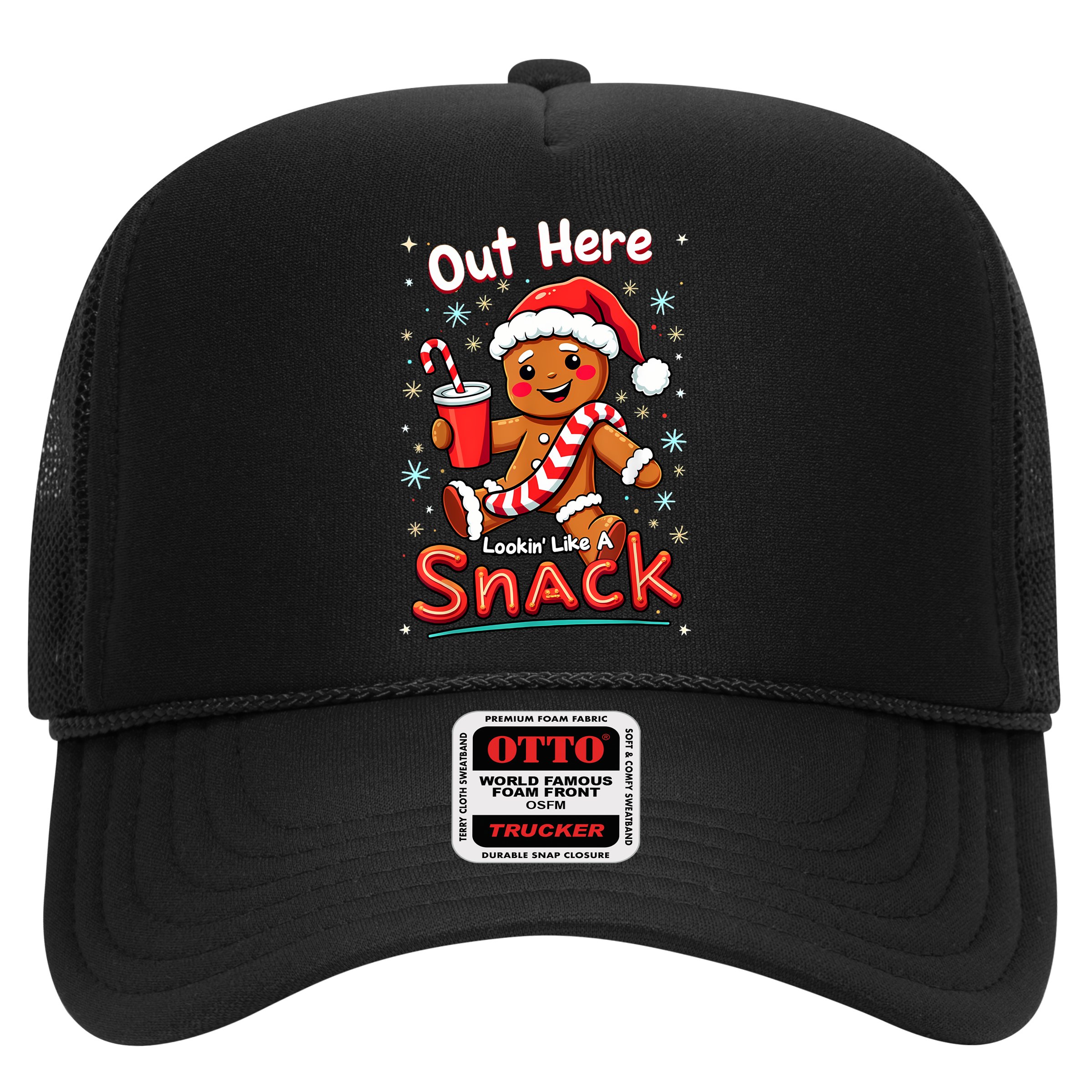 Out Here Looking Like A Snack Christmas Funny Boujee Xmas Hat