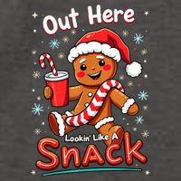 Out Here Looking Like A Snack Christmas Funny Boujee Xmas Vector Backpack