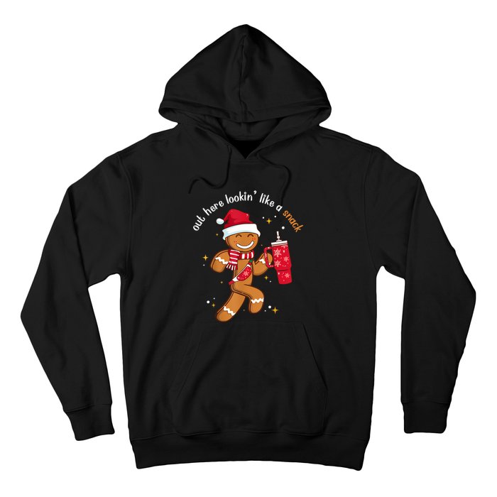 Out Here Looking Like A Snack Boujee Christmas Gingerbread Hoodie