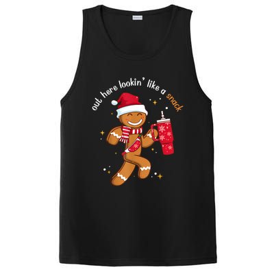 Out Here Looking Like A Snack Boujee Christmas Gingerbread PosiCharge Competitor Tank