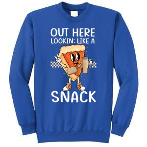 Out Here Lookin Like A Snack Pumpkin Pie Thanksgiving Gift Sweatshirt