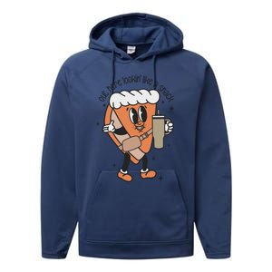 Out Here Lookin Like A Snack Pumpkin Pie Thanksgiving Gift Performance Fleece Hoodie