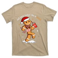 Out Here Looking Like A Snack Funny Boujee Xmas Gingerbread T-Shirt