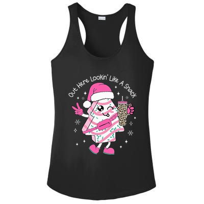 Out Here Looking Like A Snack Cute Boo Jee Xmas Trees Cakes Ladies PosiCharge Competitor Racerback Tank