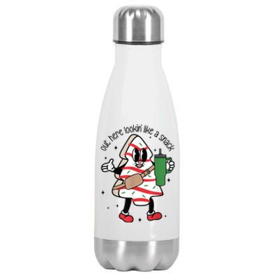 Out Here Lookin Like A Snack Gift Stainless Steel Insulated Water Bottle