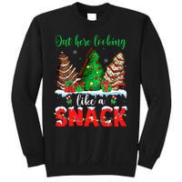 Out Here Looking Like A Snack Christmas Trees Sweatshirt