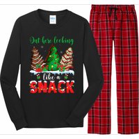 Out Here Looking Like A Snack Christmas Trees Long Sleeve Pajama Set