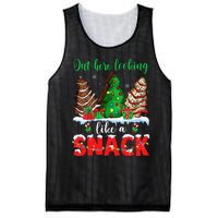 Out Here Looking Like A Snack Christmas Trees Mesh Reversible Basketball Jersey Tank