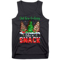 Out Here Looking Like A Snack Christmas Trees Tank Top