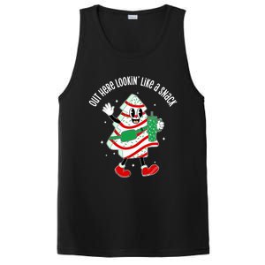 Out Here Looking Like A Snack Christmas Tree Cake Gift PosiCharge Competitor Tank