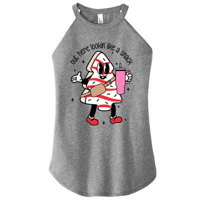 Out Here Looking Like A Snack Gift Women's Perfect Tri Rocker Tank