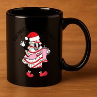 Out Here Lookin Like A Snack Boojee Christmas Tree Cake Gift 11oz C Handle Ceramic Mug