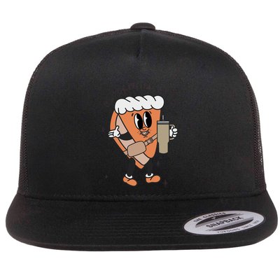 Out Here Looking Like A Snack Thanksgiving Pumpkin Pie Gift Flatbill Hat